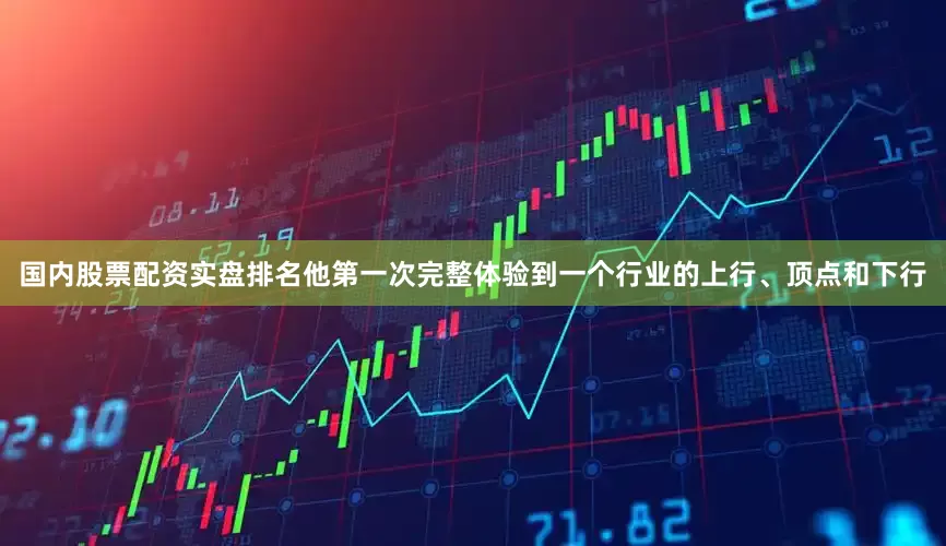 国内股票配资实盘排名他第一次完整体验到一个行业的上行、顶点和下行